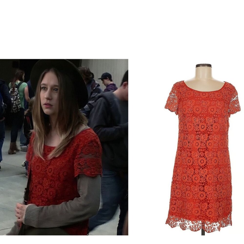 ANTHROPOLOGIE ASO VIOLET HARMON Horkelia Shift Lace Dress EUC RARE